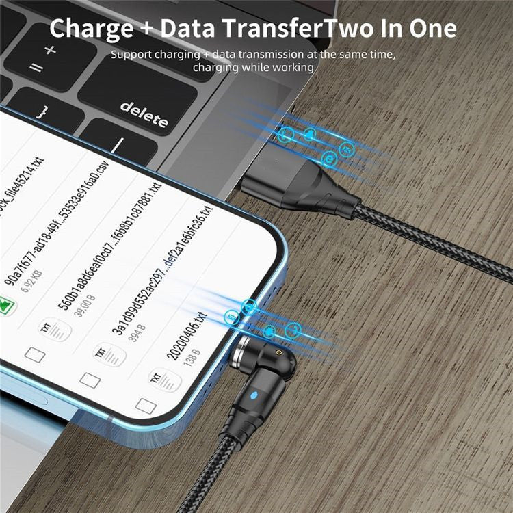 OneSnap Cable – Fast, Flexible, 3-in-1 Magnetic Charger.