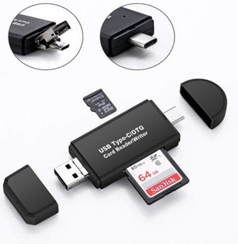 Smart Three-In-One Multi-Function Card Reader - Silverline Digital Technology