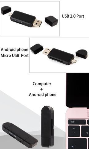 Smart Three-In-One Multi-Function Card Reader - Silverline Digital Technology