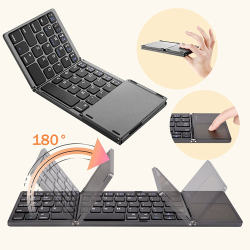 Foldable Wireless Bluetooth Keyboard for Phone, Tablet & Computer - Silverline Digital Technology