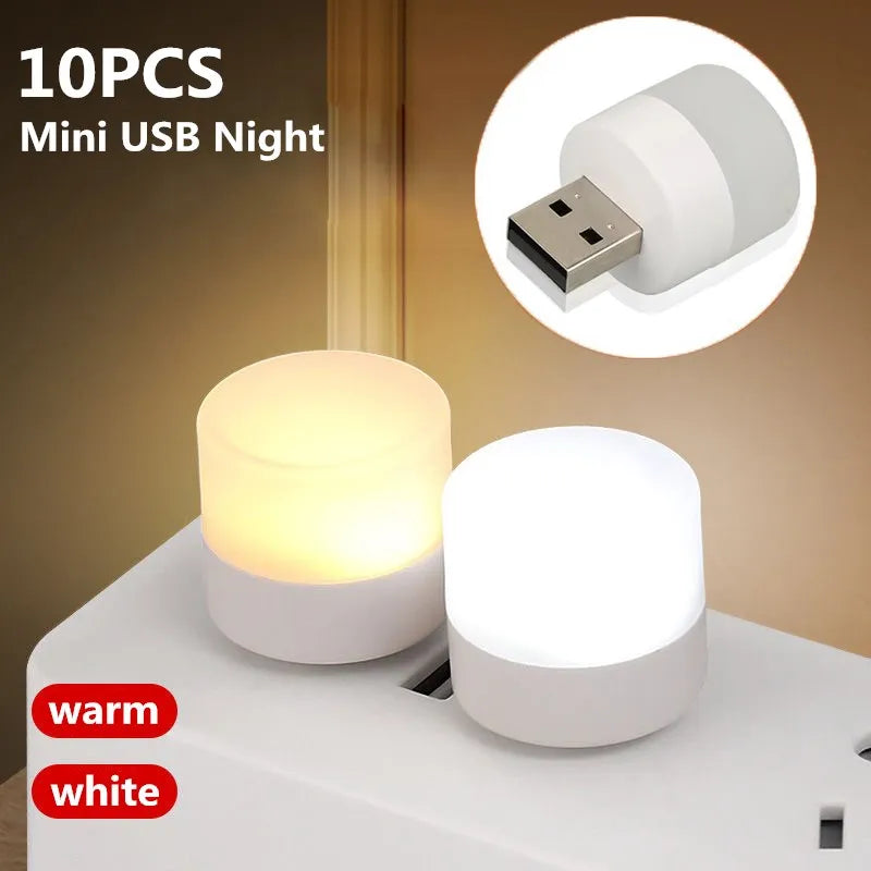 Mini USB Night Light – Warm, Eye-Friendly LED - Silverline Digital Technology