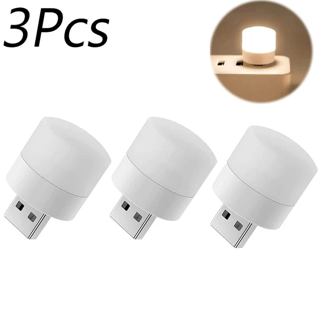 Mini USB Night Light – Warm, Eye-Friendly LED - Silverline Digital Technology