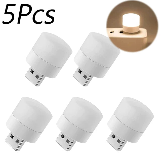 Mini USB Night Light – Warm, Eye-Friendly LED - Silverline Digital Technology