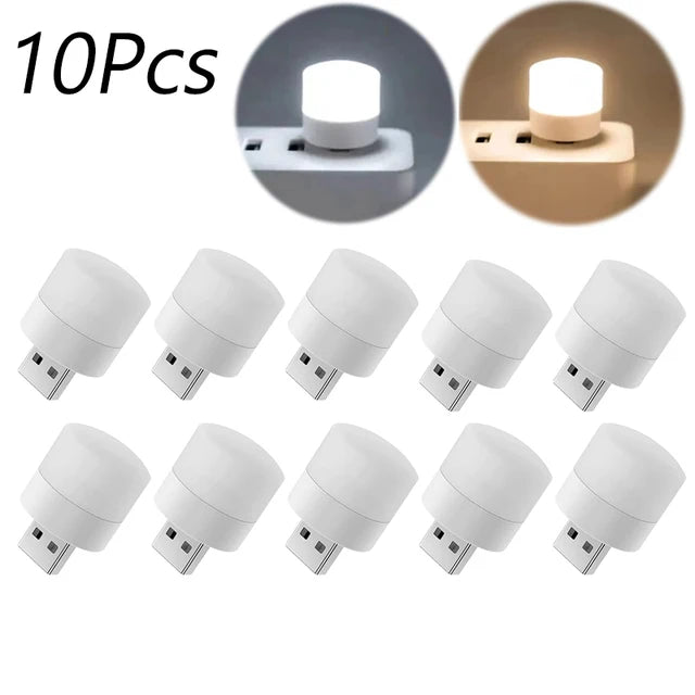 Mini USB Night Light – Warm, Eye-Friendly LED - Silverline Digital Technology