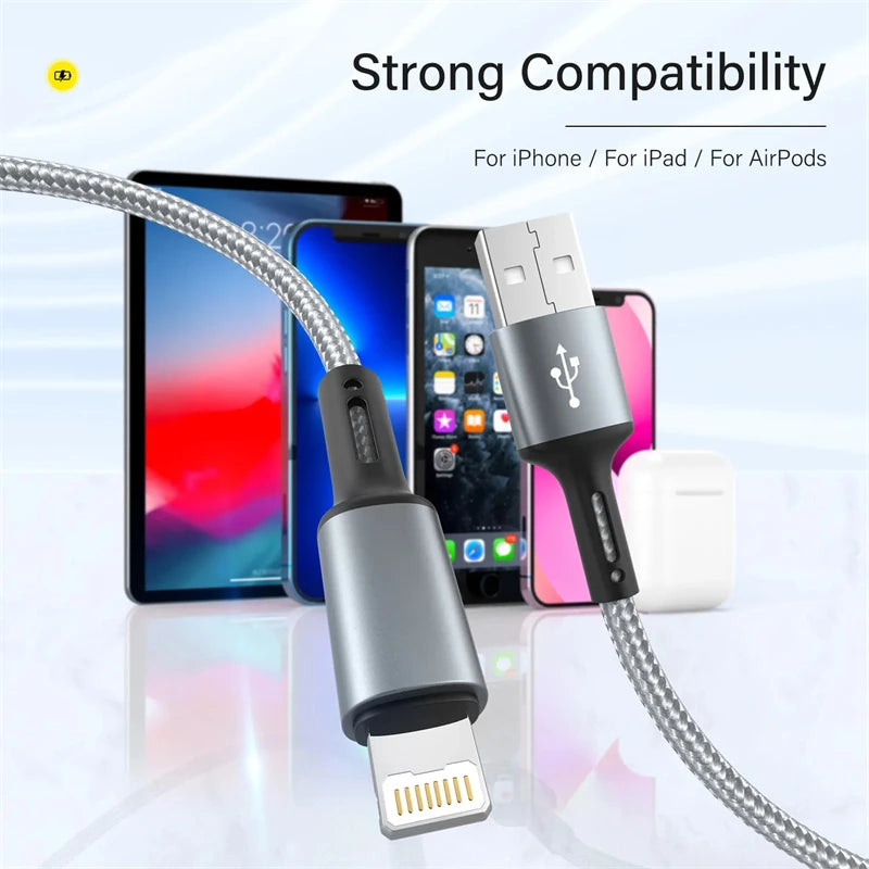 3A Fast Charging USB Cable for iPhone 14/13/12/11/X - Silverline Digital Technology