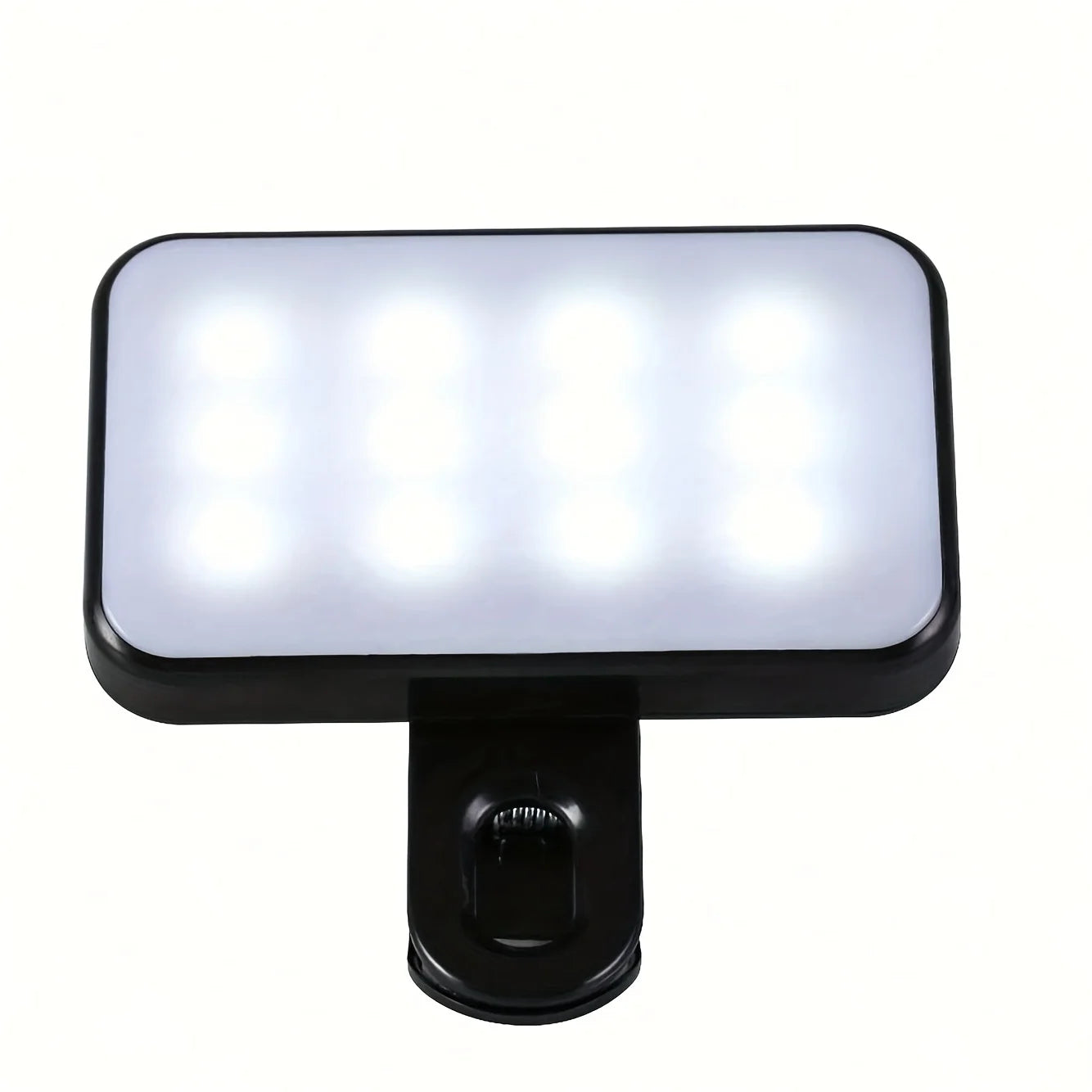 Rechargeable Clip-On Selfie Light with 3 Adjustable Brightness Modes - Silverline Digital Technology