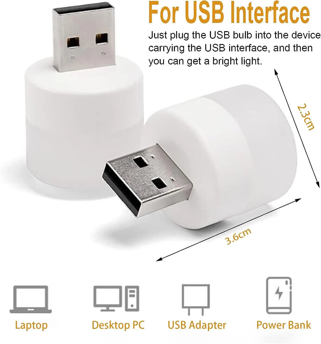 Mini USB Night Light – Warm, Eye-Friendly LED - Silverline Digital Technology