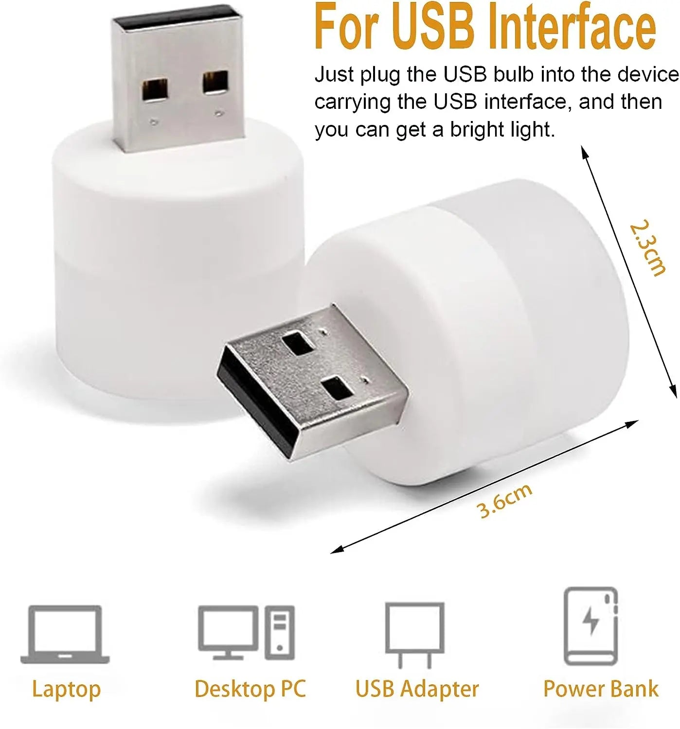 Mini USB Night Light – Warm, Eye-Friendly LED - Silverline Digital Technology